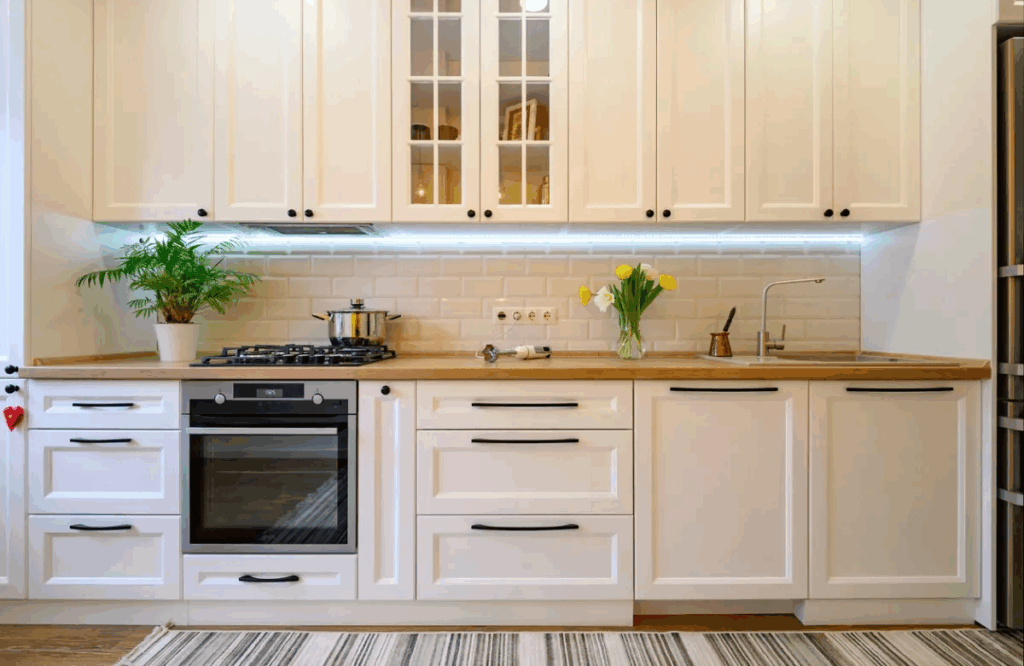 DIY Cabinet Finishing