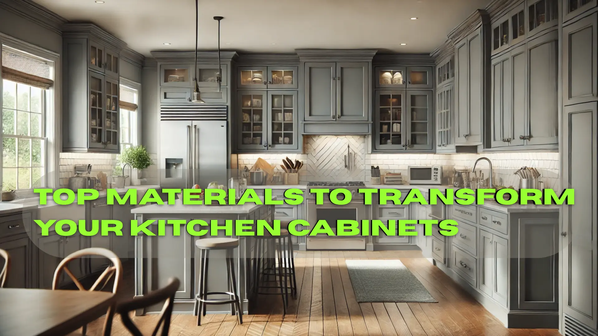 Top Materials to Transform Your Kitchen Cabinets